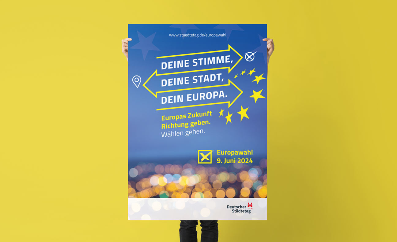 Kampagnenmotiv zur Europawahl 2024