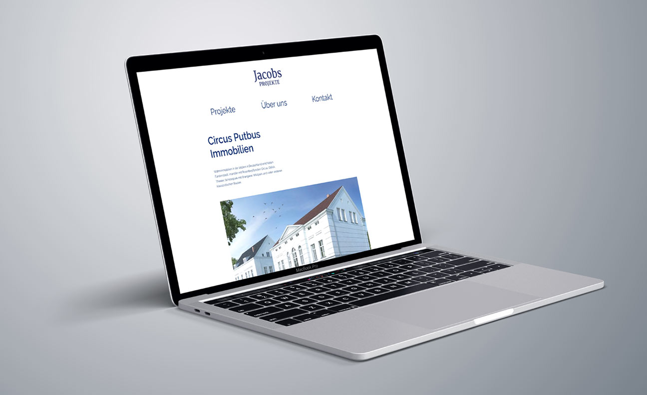 UI Design und Umsetzung für eine Immobilien-Website